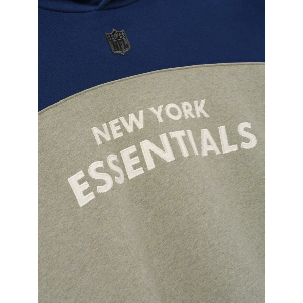Fear of God Essentials Giants 90s Relaxed Hoodie in Seal Heather | Sweatshirts | Luxury Shoes 
