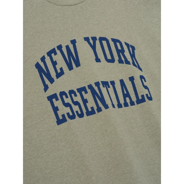 Fear of God Essentials Giants Merch Tee in Seal Heather | T-shirts & vests | Luxury Shoes 