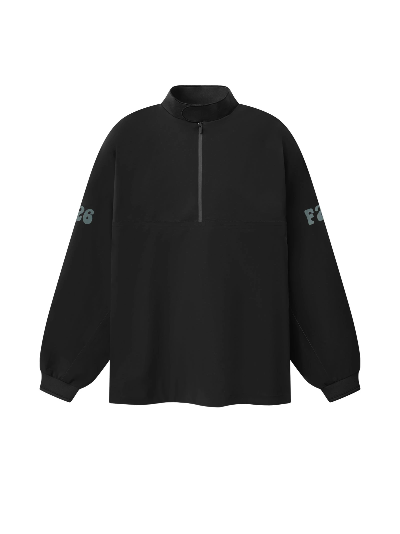 Fear of God Essentials Half Zip Track Jacket in Vintage Black Fear of God Essentials Half Zip Track Jacket in Vintage Black | Luxury Shoes