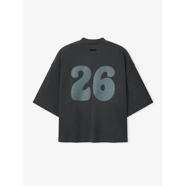 Fear of God Essentials Heavy Jersey Merch Tee Boxy Fit in Washed Iron Grey | T-shirts & vests | Luxury Shoes 