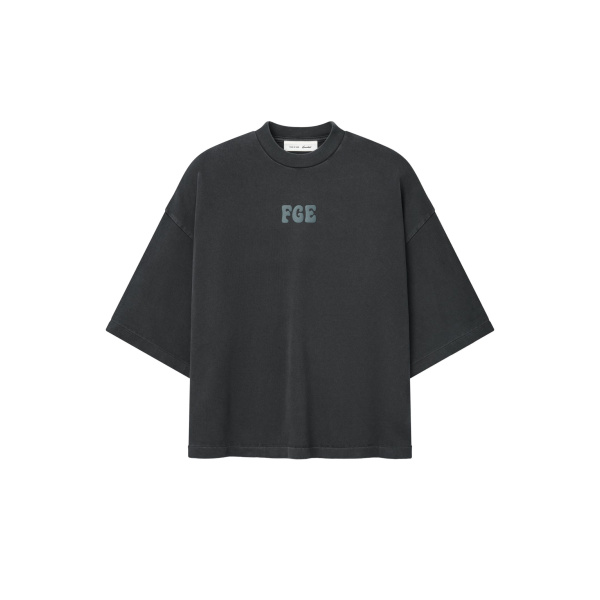 Fear of God Essentials Heavy Jersey Merch Tee Boxy Fit in Washed Iron Grey | Luxury Shoes 
