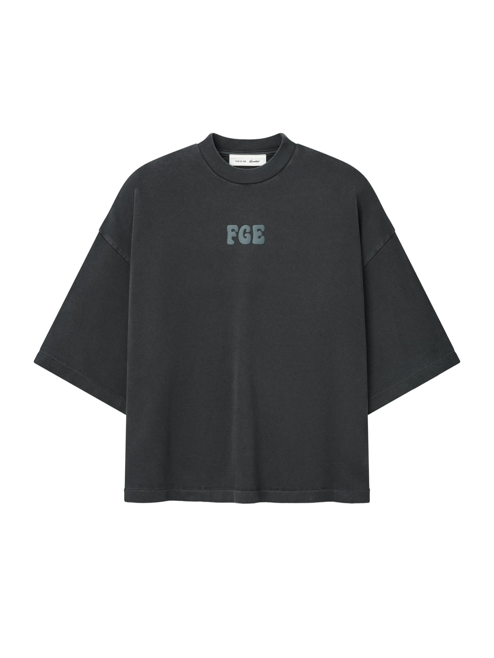 Fear of God Essentials Heavy Jersey Merch Tee Boxy Fit in Washed Iron Grey Fear of God Essentials Heavy Jersey Merch Tee Boxy Fit in Washed Iron Grey | Luxury Shoes