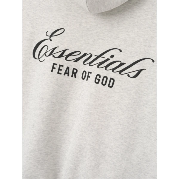 Fear of God Essentials Inglewood x All Star Weekend 2026 90s Hoodie in Oatmeal Heather | Sweatshirts | Luxury Shoes 