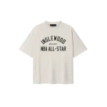 Fear of God Essentials Inglewood x All Star Weekend 2026 90s Tee in Oatmeal Heather | Luxury Shoes 