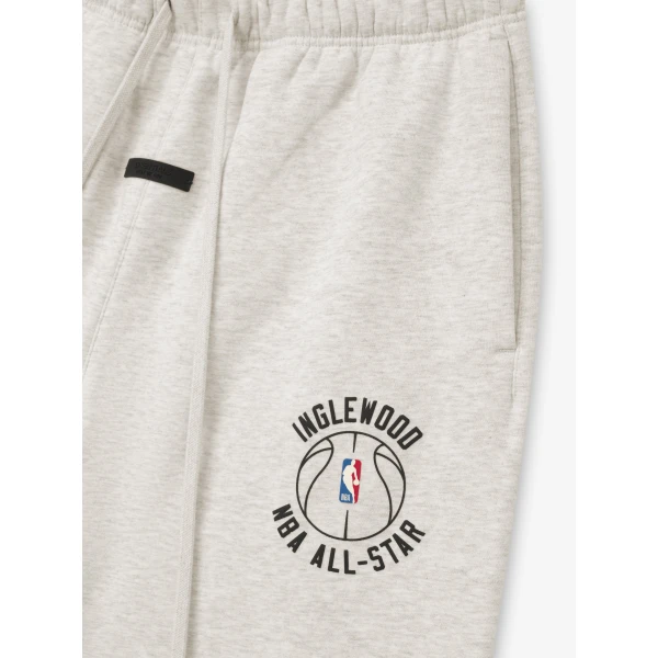 Fear of God Essentials Inglewood x All Star Weekend 2026 Classic Sweatpant in Oatmeal Heather | Pants | Luxury Shoes 