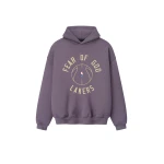 Fear of God Essentials Lakers x Barkley Hendricks 90s Hoodie in Cadet | Luxury Shoes 