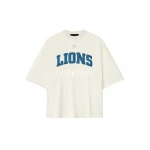 Fear of God Essentials Lions 90s 3/4 Sleeve Football Tee in Cream White | Luxury Shoes 