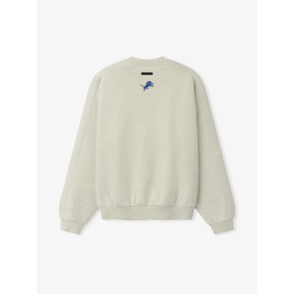 Fear of God Essentials Lions 90s Relaxed Crewneck in Marble Heather | Sweatshirts | Luxury Shoes 