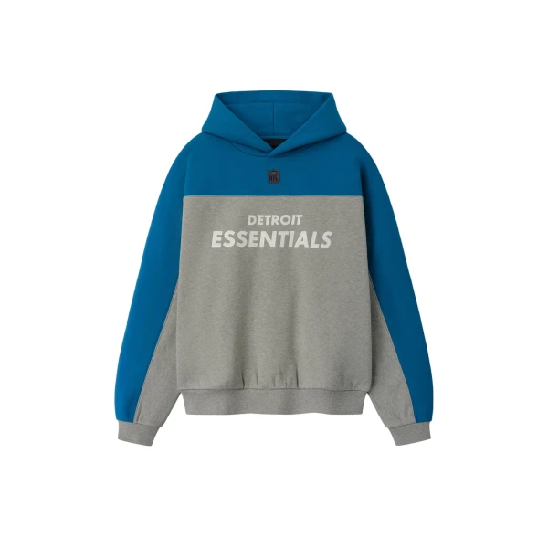 Essentials Lions 90s Relaxed Hoodie in Concrete Heather