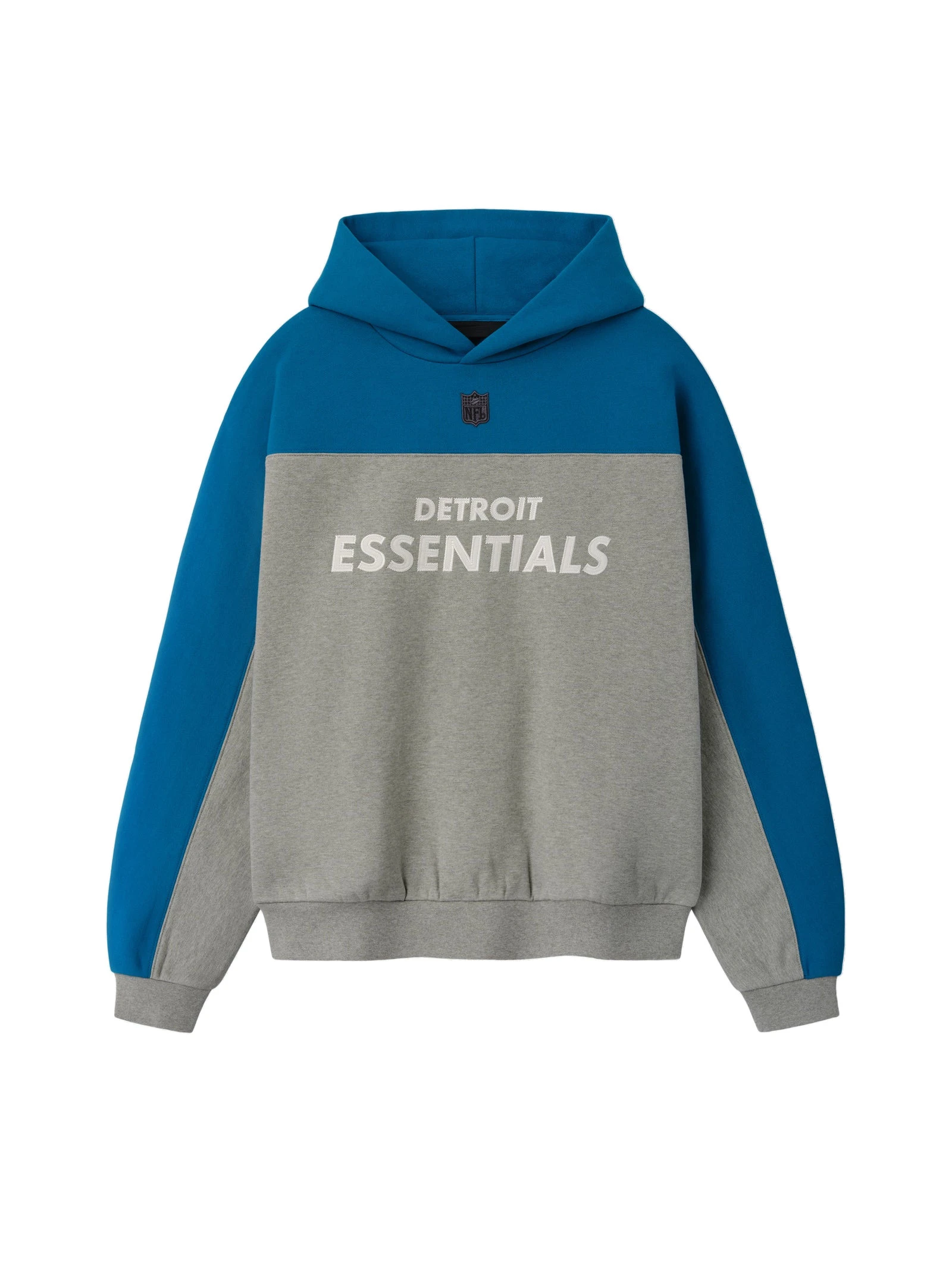 Fear of God Essentials Lions 90s Relaxed Hoodie in Concrete Heather Fear of God Essentials Lions 90s Relaxed Hoodie in Concrete Heather | Luxury Shoes