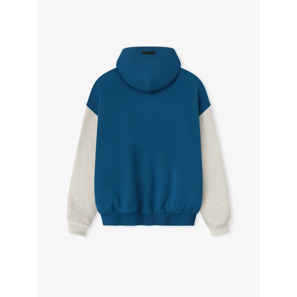 Fear of God Essentials Lions Sport Hoodie in Blue Sapphire and Heather Stone | Sweatshirts | Luxury Shoes 