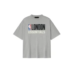 Fear of God Essentials London 90s Fit Tee in Concrete Heather | Luxury Shoes 