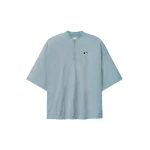 Fear of God Essentials MLB 3/4 Sleeve Pullover in Stone Blue | Luxury Shoes 