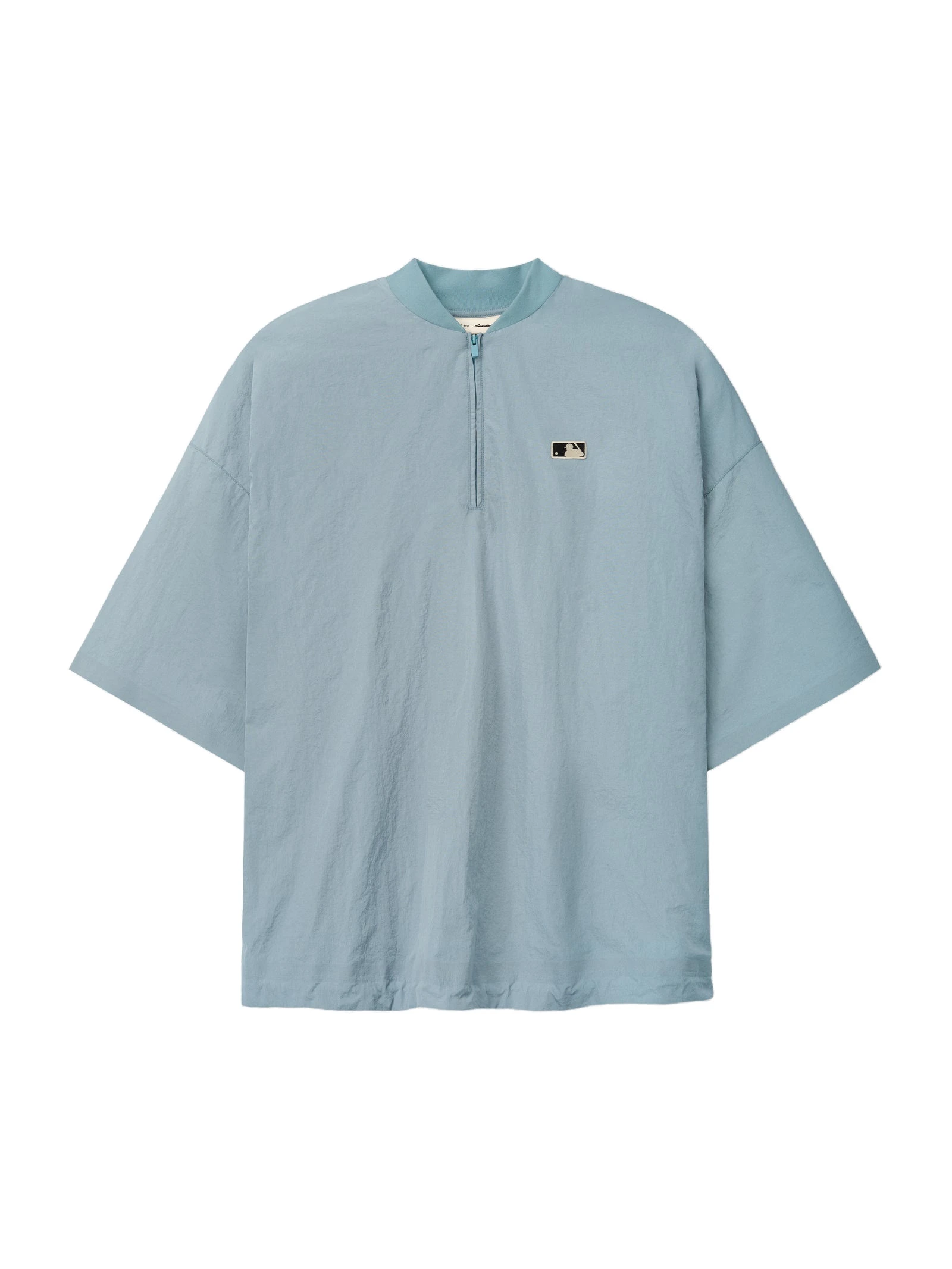 Fear of God Essentials MLB 3/4 Sleeve Pullover in Stone Blue Fear of God Essentials MLB 3/4 Sleeve Pullover in Stone Blue | Luxury Shoes