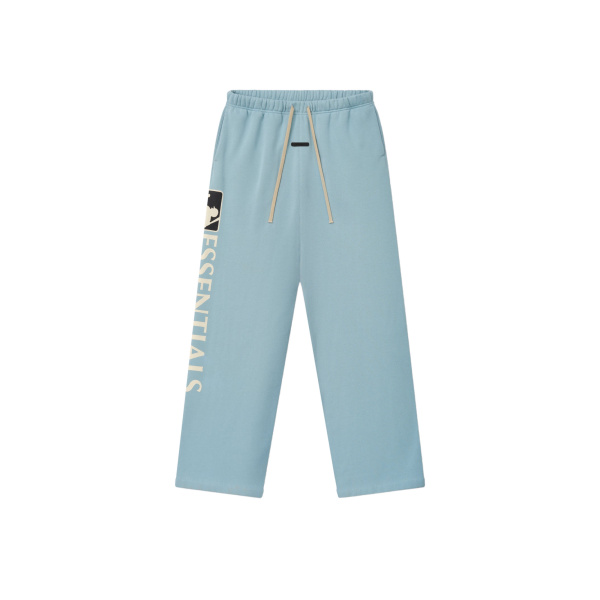 Fear of God Essentials MLB Lounge Sweatpant in Stone Blue | Luxury Shoes 