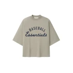 Fear of God Essentials MLB Merch Tee in Seal Heather | Luxury Shoes 
