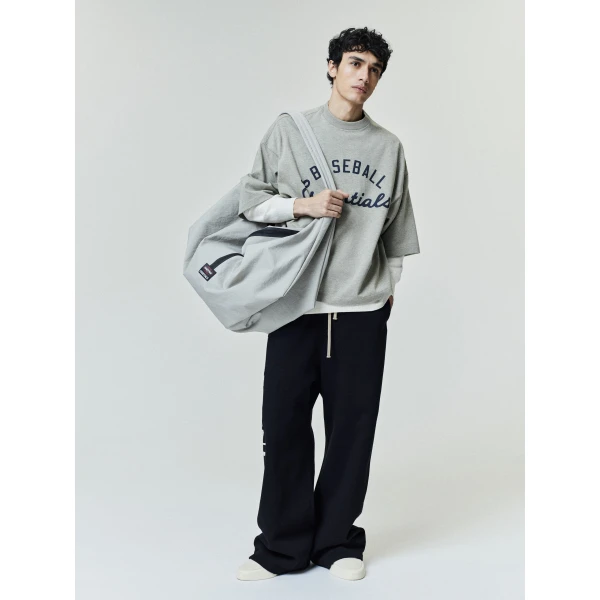 Fear of God Essentials MLB Merch Tee in Seal Heather | T-shirts & vests | Luxury Shoes 