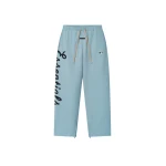 Fear of God Essentials MLB Relaxed Track Pant in Stone Blue | Luxury Shoes 