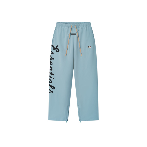Fear of God Essentials MLB Relaxed Track Pant in Stone Blue | Luxury Shoes 