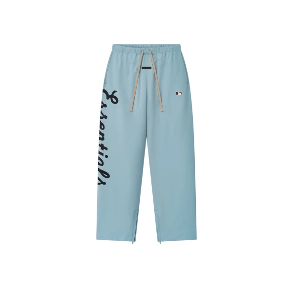 Fear of God Essentials MLB Relaxed Track Pant in Stone Blue | Luxury Shoes 