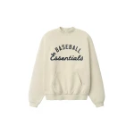 Fear of God Essentials MLB Sport Crewneck in Oat | Luxury Shoes 