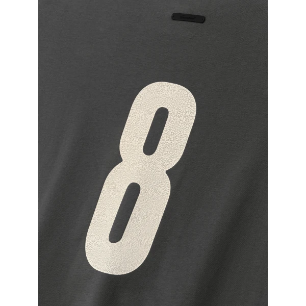 Fear of God Essentials Merch Long Sleeve Tee in Iron Grey | T-shirts & vests | Luxury Shoes 