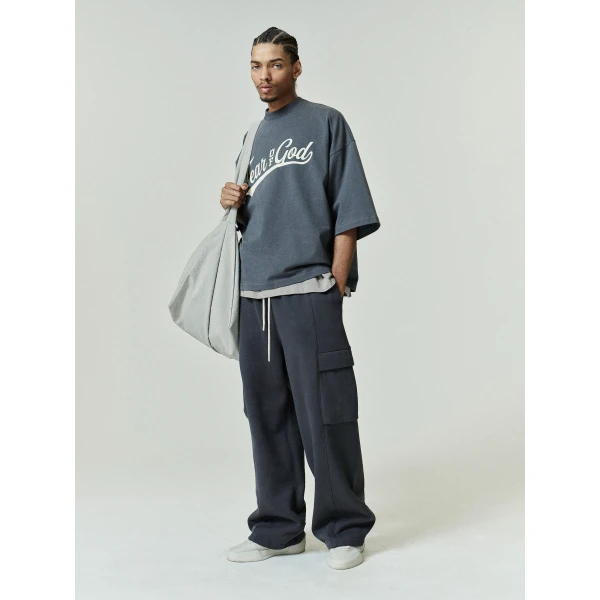 Fear of God Essentials Merch Tee Boxy Fit in Iron Grey | T-shirts & vests | Luxury Shoes 