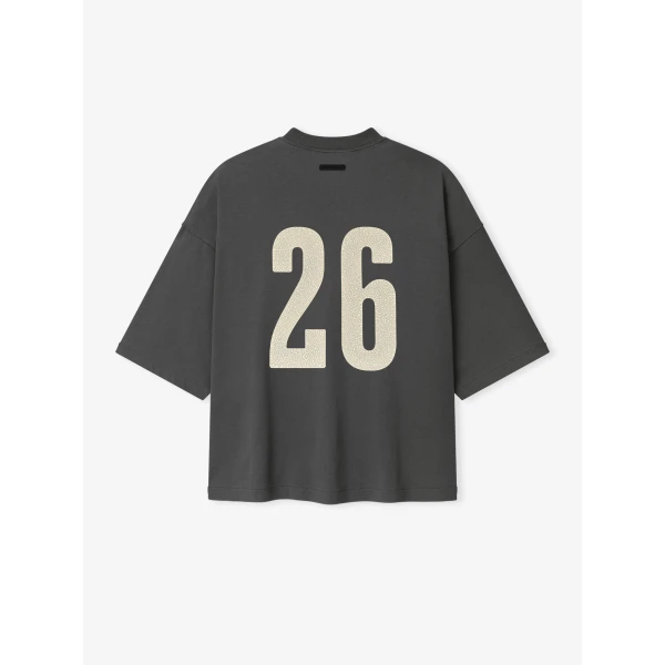 Fear of God Essentials Merch Tee Boxy Fit in Iron Grey | T-shirts & vests | Luxury Shoes 