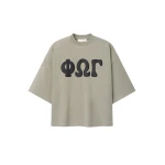 Fear of God Essentials Merch Tee Boxy Fit in Seal Heather Fear of God Essentials Merch Tee Boxy Fit in Seal Heather | Luxury Shoes