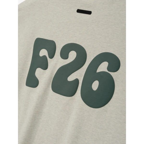Fear of God Essentials Merch Tee Boxy Fit in Vanilla Heather | T-shirts & vests | Luxury Shoes 