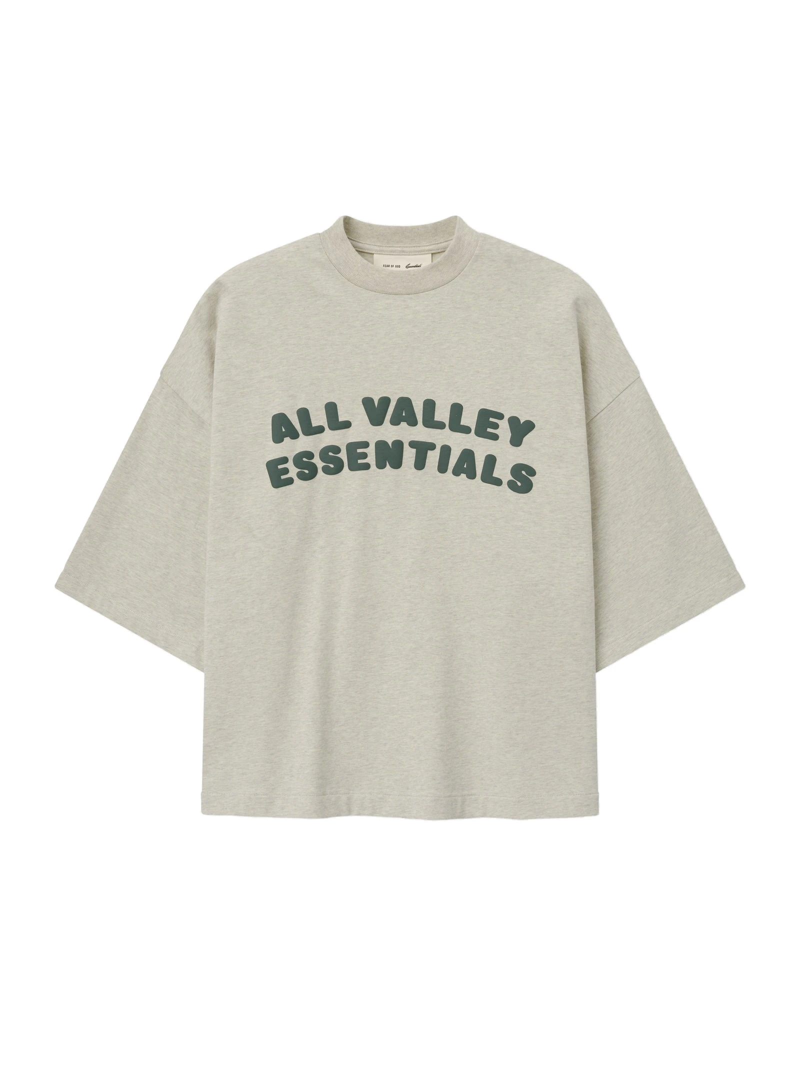 Fear of God Essentials Merch Tee Boxy Fit in Vanilla Heather Fear of God Essentials Merch Tee Boxy Fit in Vanilla Heather | Luxury Shoes
