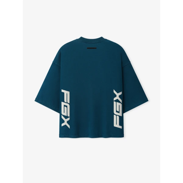 Fear of God Essentials Merch Tee in Washed Night Sea | T-shirts & vests | Luxury Shoes 