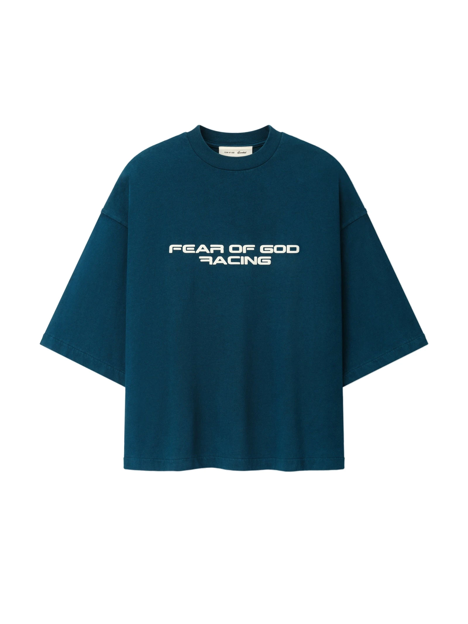 Fear of God Essentials Merch Tee in Washed Night Sea Fear of God Essentials Merch Tee in Washed Night Sea | Luxury Shoes