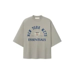 Fear of God Essentials Mets National League Merch Tee in Seal | Luxury Shoes 