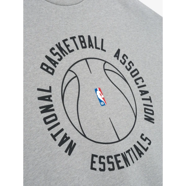 Fear of God Essentials NBA x Barkley Hendricks 90s Crewneck in Concrete Heather | Sweatshirts | Luxury Shoes 