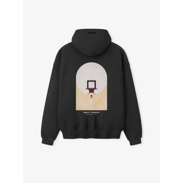 Fear of God Essentials NBA x Barkley Hendricks 90s Hoodie in Faded Black | Sweatshirts | Luxury Shoes 