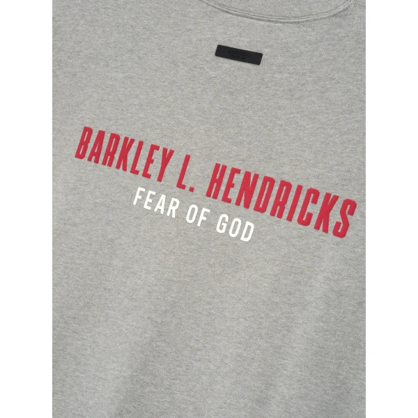 Fear of God Essentials NBA x Barkley Hendricks 90s Tee in Concrete Heather | T-shirts & vests | Luxury Shoes 