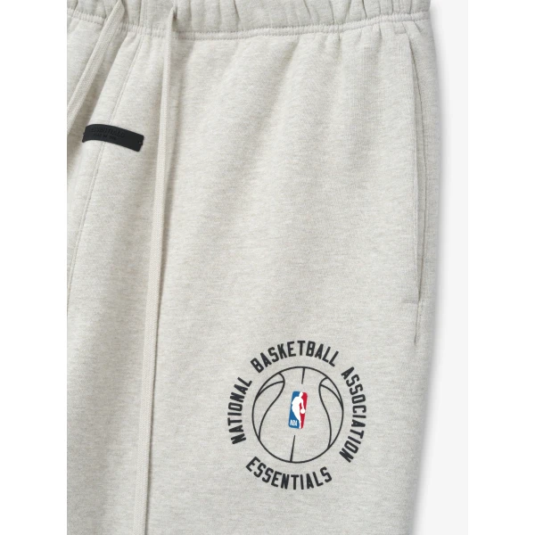 Fear of God Essentials NBA x Barkley Hendricks Classic Sweatpant in Heather Stone | Pants | Luxury Shoes 