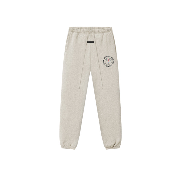 Fear of God Essentials NBA x Barkley Hendricks Classic Sweatpant in Heather Stone | Luxury Shoes 