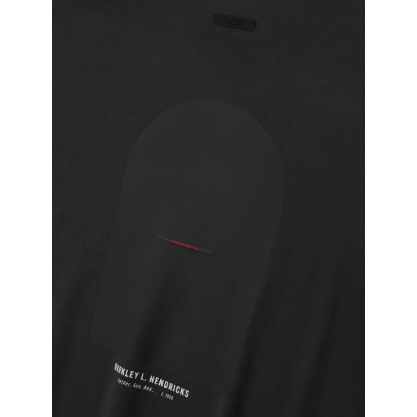 Fear of God Essentials NBA x Barkley Hendricks Long Sleeve V-Neck Tee in Faded Black | T-shirts & vests | Luxury Shoes 