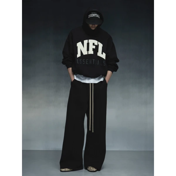 Fear of God Essentials NFL Sport Hoodie in Black | Sweatshirts | Luxury Shoes 