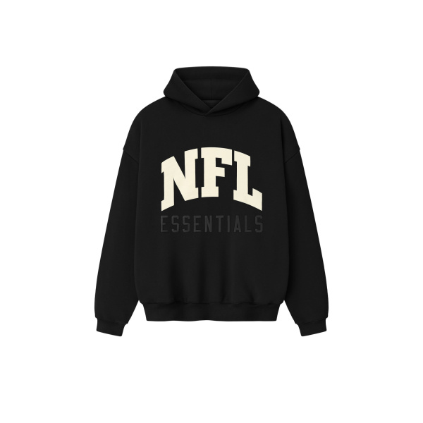 Fear of God Essentials NFL Sport Hoodie in Black | Luxury Shoes 