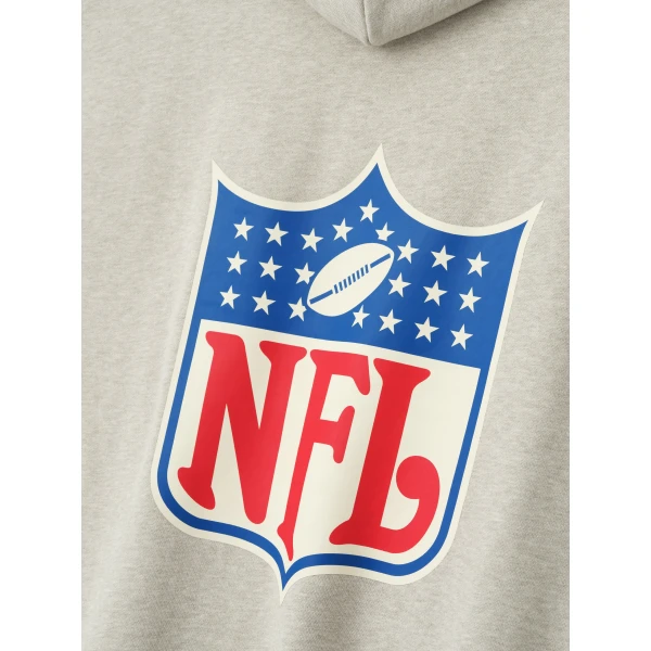 Fear of God Essentials NFL Sport Hoodie in Heather Stone | Sweatshirts | Luxury Shoes 