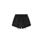 Fear of God Essentials Nylon Checkered Gym Short in Vintage Black | Luxury Shoes 