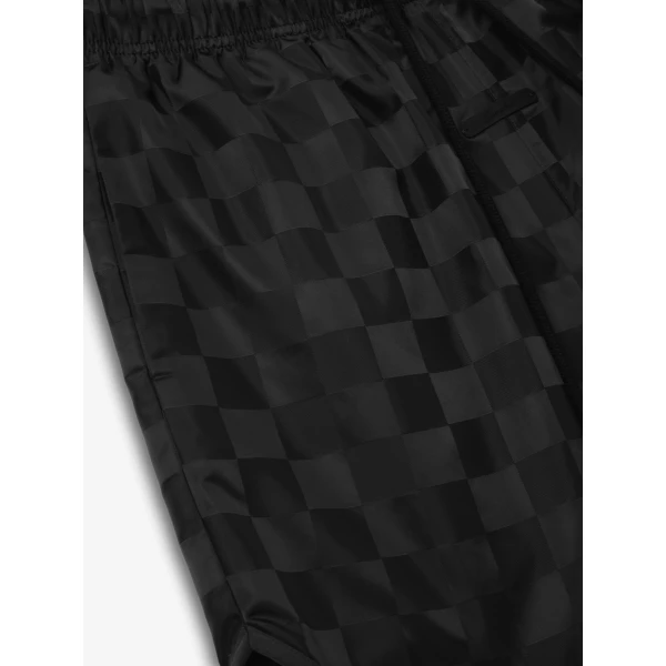Fear of God Essentials Nylon Checkered Gym Short in Vintage Black | Shorts | Luxury Shoes 