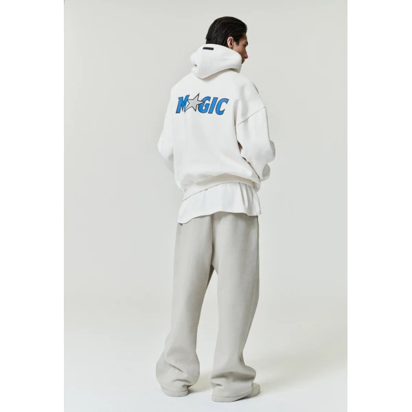 Fear of God Essentials Orlando Magic 90s Hoodie in Cream White | Sweatshirts | Luxury Shoes 