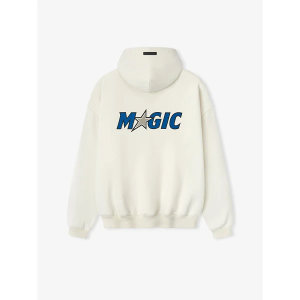 Fear of God Essentials Orlando Magic 90s Hoodie in Cream White | Sweatshirts | Luxury Shoes 