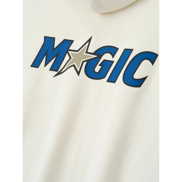 Fear of God Essentials Orlando Magic 90s Hoodie in Cream White | Sweatshirts | Luxury Shoes 