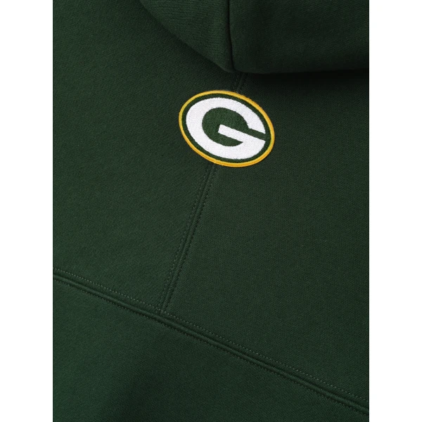 Fear of God Essentials Packers 90s Relaxed Hoodie in Forest | Sweatshirts | Luxury Shoes 
