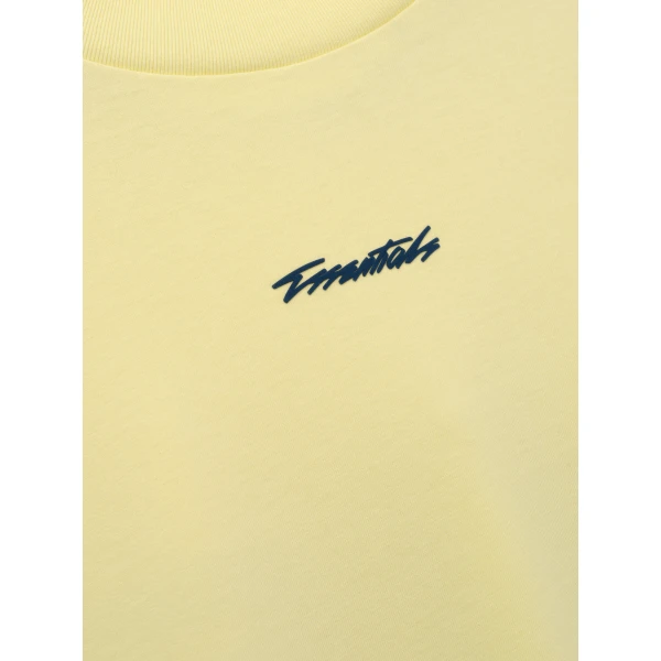 Fear of God Essentials Panelled Modern Long Sleeve Tee in Washed Sulphur | T-shirts & vests | Luxury Shoes 